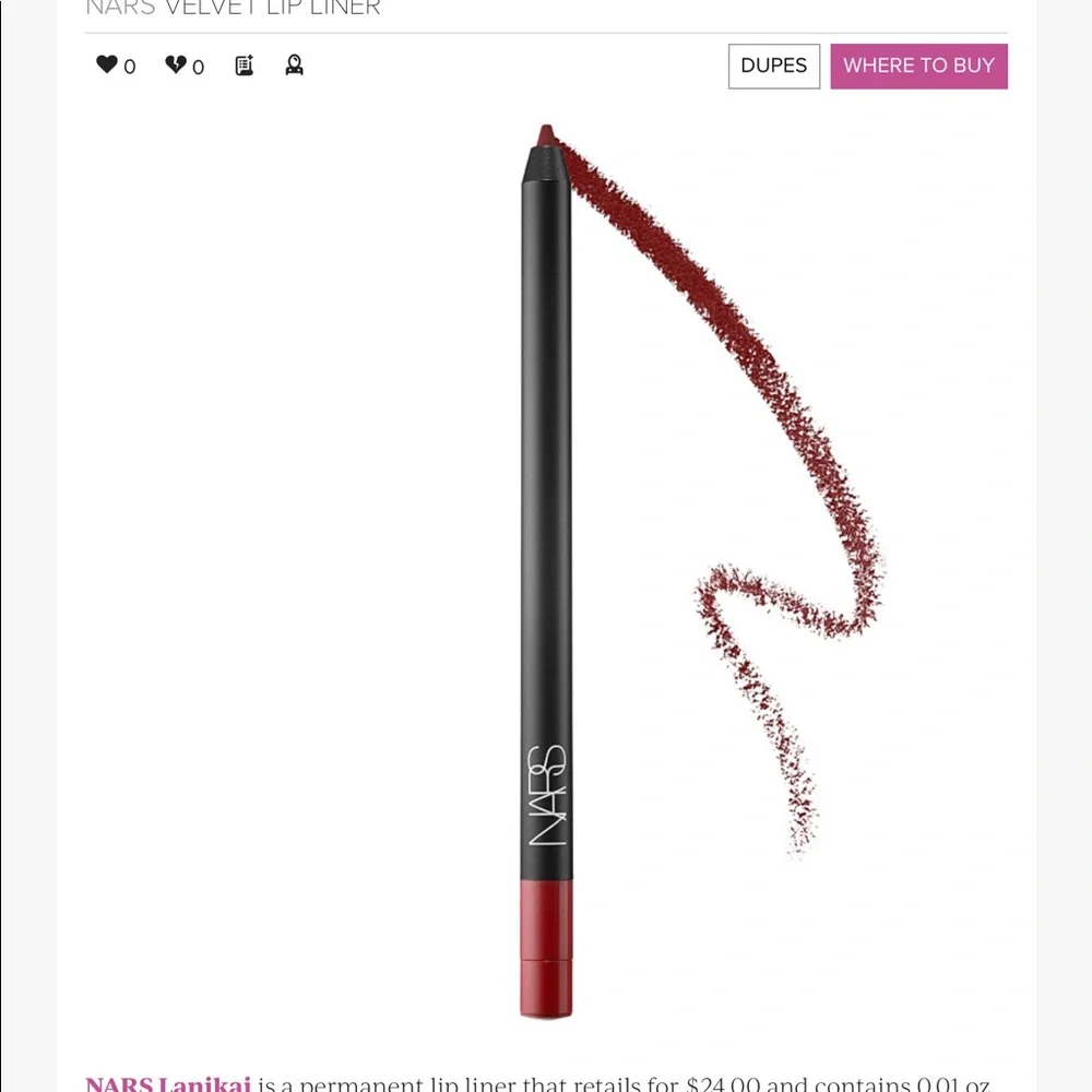 Nars makeup collection in limited edition lip makeup bag. BNIB - Picture 7 of 9